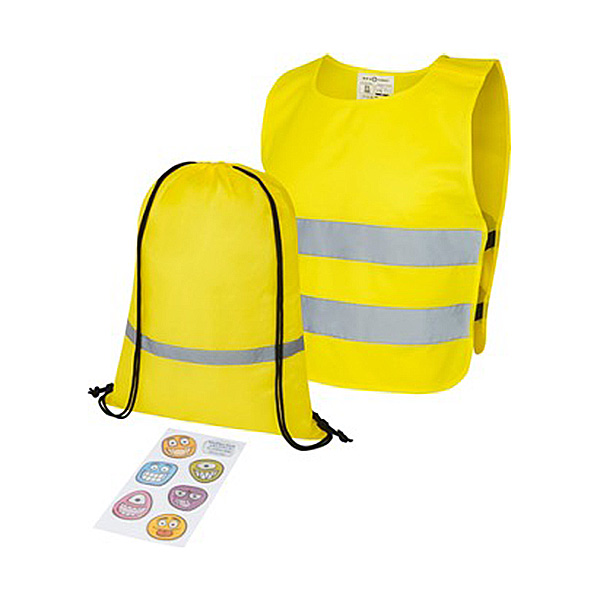 Ensemble de sécurité et de visibilité Benedikte pour les enfants de 3 à 6 ans RFX™ - Jaune néon
